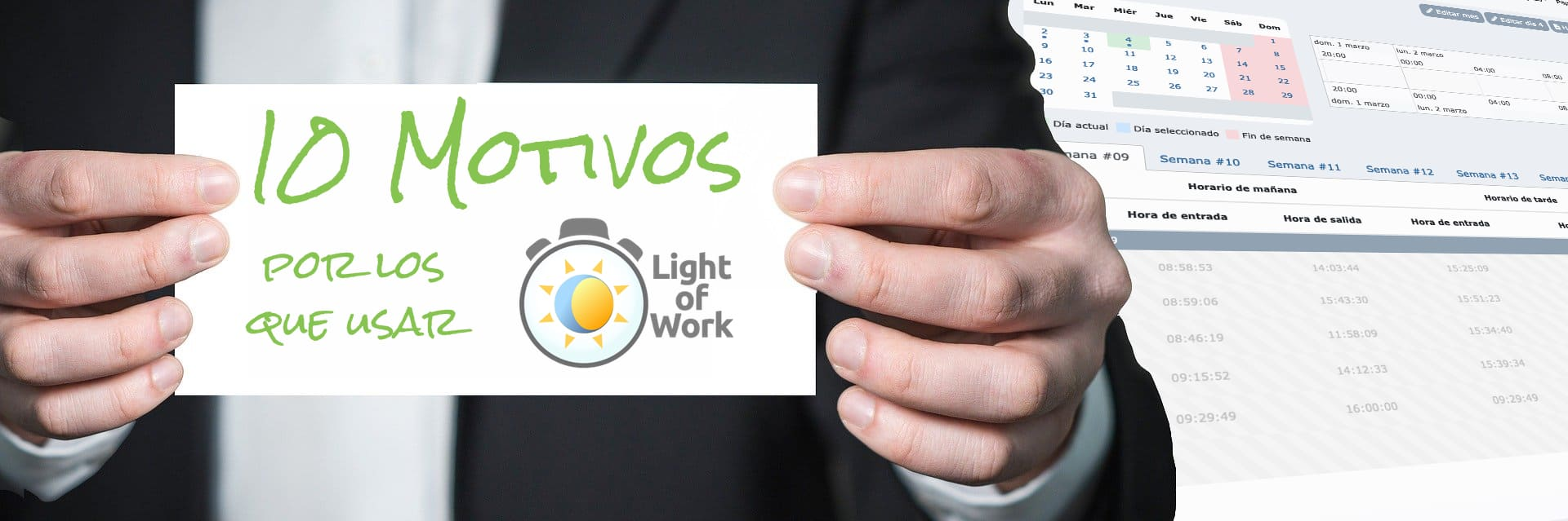 Características y ventajas en el utilizo de Light of Work, la app para el registro de jornada laboral y control horario 