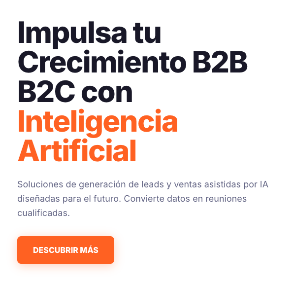 Beledaer 
Nuestros Servicios
Tecnología diseñada para escalar tus resultados comerciales.
Bases de Datos Empresas
Accede a millones de registros cualificados de empresas y decisores. Segmenta con precisión por facturación, actividad y empleados.

Bases de Datos Particulares
Alcanza a tu público objetivo con bases de datos B2C normalizadas, verificadas y segmentadas demográficamente.